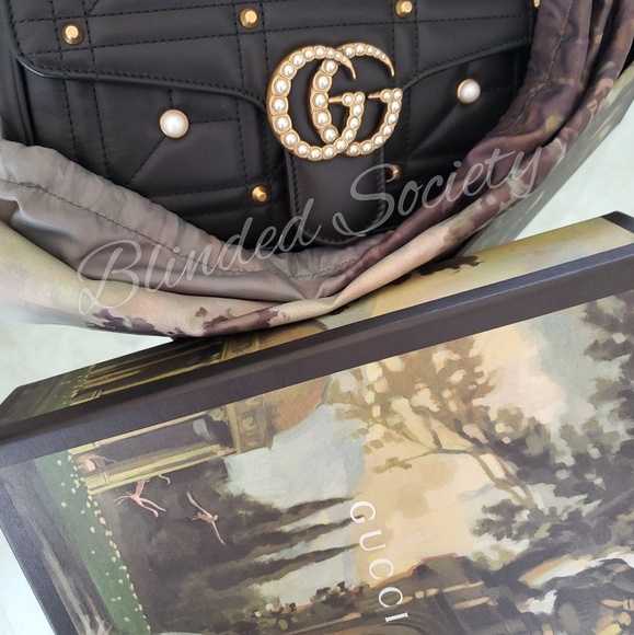⭐💝HOST PICK💖⭐ Gucci Marmont Pearl Crossbody - Picture 2 of 8